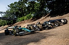 Bild: Teststrecke Brooklands – Teile der ursprünglichen Steilkurve blieben durch das Brooklands Museum erhalten