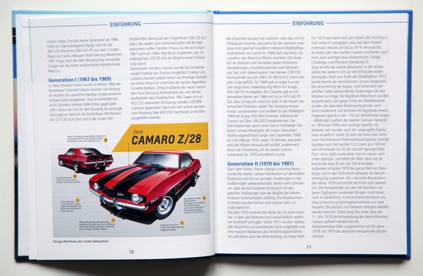 Textliche Einführung - Buch "Modellkompass Chevrolet Camaro - seit 1966"