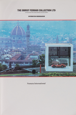 The Obrist Ferrari Collection - präsentiert wie ein Kunstwerk