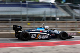 Theodore N183 (1983) in the Masters Racing Legends Formula One Cars 66-85 racing series - Austrian Historic 2022