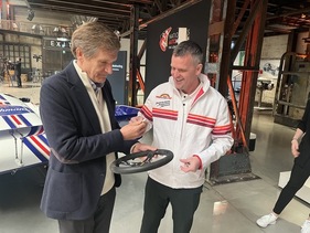 Thierry Boutsen and Sascha Brun