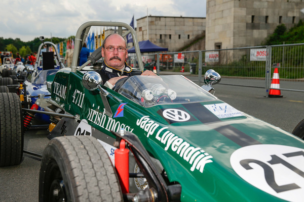 Thomas Karr im Karringer MKll - anlässlich der Rückschau "50 Jahre Formel V" auf dem Norisring 2015