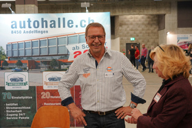 Bild Thomas Meister, Initiator der Autohalle Andelfingen - Oldtimermesse St. Gallen 2019