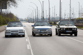 Three Henkel convertibles on the road (1990)