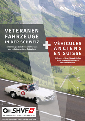 Image: Cover page - Excerpt from the SHVF study "Veteran vehicles in Switzerland"