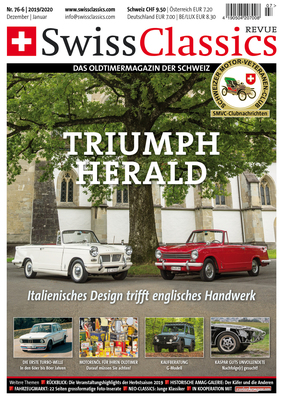 Bild: Titelblatt - SwissClassics Revue Heft 76-6/2019