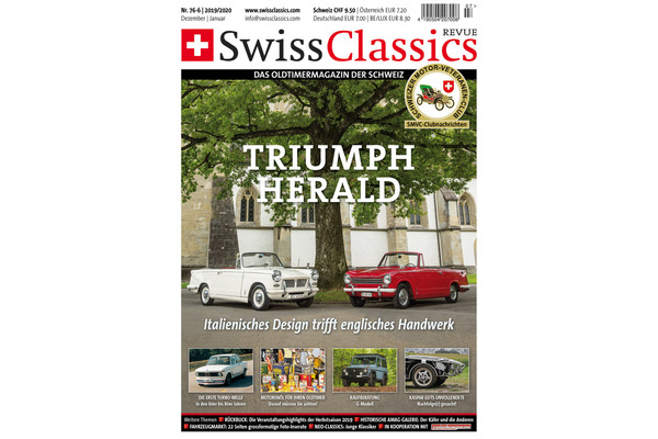 Bild: Titelblatt - SwissClassics Revue Heft 76-6/2019