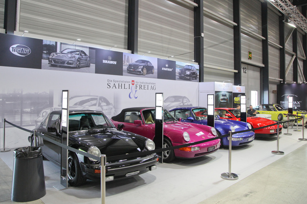 Bild Tolle Farben für Porsche 911 bei Sahli Frei AG - Swiss Classic World Luzern 2018