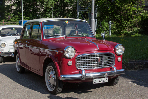 Top Zustand aber kein 600er, ein Fiat aber schon - Treffen der Fiat-600-Freunde 2023