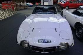 Toyota 2000 GT Targa (1968) – Sonderausstellung "Big in Japan" in der Autoworld Brüssel