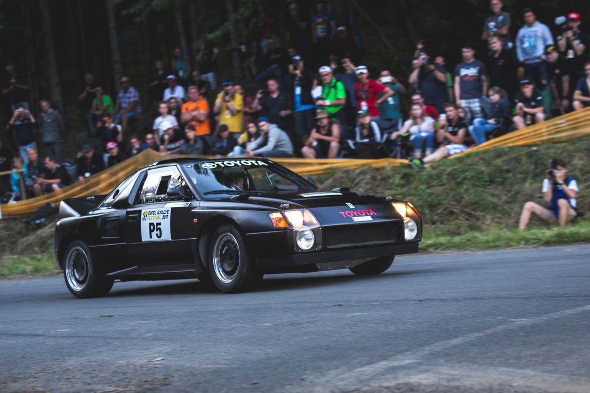 Toyota 222D (1986) - der Gruppe-S-Prototyp, der nie zum Einsatz kam - erstmals seit 1986 wieder in Bewegung - Eifel Rallye Festival 2017