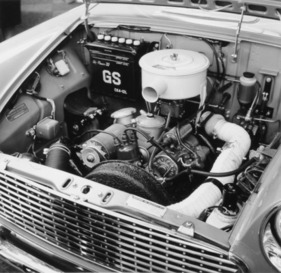 Toyota 700 Deluxe (1965) – luftgekühlter Zweizylinder-Boxer mit 28 PS