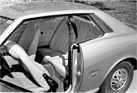 Toyota Celica (1971) - Blick auf die Fondsitzbank