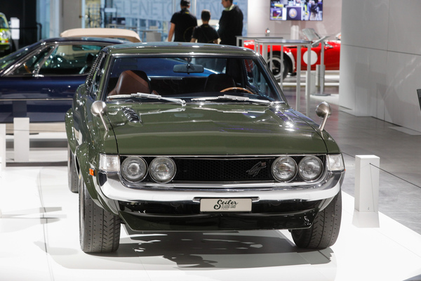 Toyota Celica (1973) - werksverbreitert in einer Scheune gefunden und komplett neu aufgebaut, gesehen bei Seiler Classic Cars - 38. Auto Zürich 2025