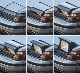 Toyota Celica 2.0 GT Liftback (1989) - Klappscheinwerfer bei der Arbeit