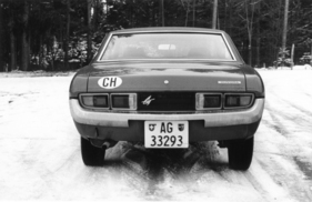 Toyota Celica GT (1973) - Heckansicht mit klarem GT-Schriftzug