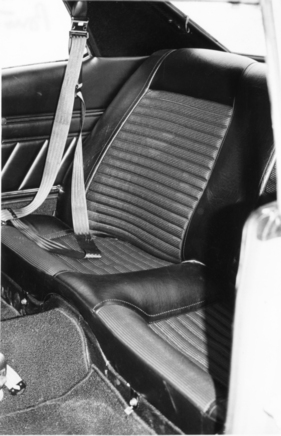 Toyota Celica GT (1973) - die Fond-Sitzbank