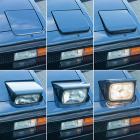 Toyota Celica Supra 2.8i (1983) - Klappscheinwerfer bei der Arbeit