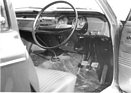 Toyota Corolla 1100 (1967) - Blick ins Cockpit eines Testwagens
