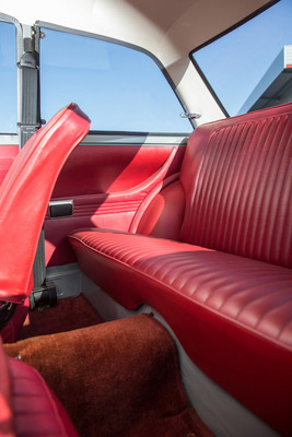 Toyota Corolla 1100 (1968) - Vinylbezug im Innern, feudale Platzverhältnisse gab es im Fond natürlich nicht