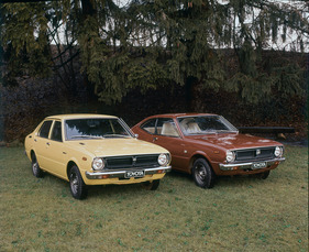 Toyota Corolla 1200 (1974) - die dritte Generation mit Limousine und Coupé