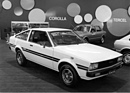 Toyota Corolla (1980) - neue Modellreihe mit viertüriger Limousine, fünftürigem Kombi und zweitürigem Coupé mit Heckklappe - Genfer Autosalon 1980