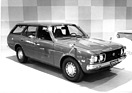 Toyota Corona 1800 Station Wagon - im Sommer 1973 neu karossiert, von der Modellpolitik zwischen Corolla 1200 Wagon und Mark II Kombi einzustufen - am Genfer Automobilsalon 1974