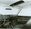 Toyota Corona (1974) - Interieur mit Checkcontrol "Electro Sensor Panel" am Dachhimmel (1974)