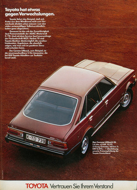 Toyota Corona Liftback (1979) - in der Werbung - Toyota hat etwas gegen Verwechslungen (1979)