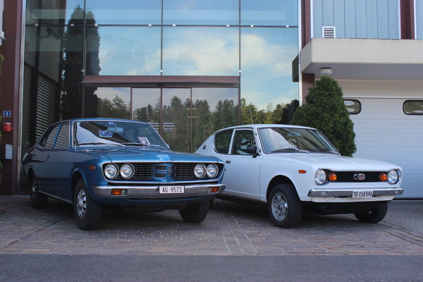 Toyota Corona und Datsun Cherry - Japaner Young- und Oldtimertreffen Bleienbach 2016