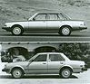Toyota Cressida (1981) - im Vergleich zum Corona (unten)