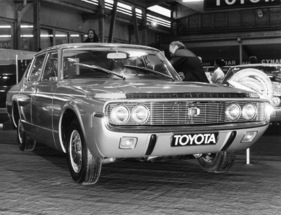 Toyota Crown 2000 am Genfer Automobilsalon 1972 - könnte auch etwas weniger pompös daherkommen