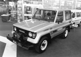Toyota Land Cruiser (1986) - kompakte Leichtversion mit Turbodiesel-Motor - Genfer Autosalon 1986