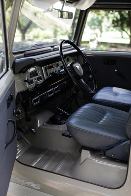 Toyota Land Cruiser FJ40 (1983) - viel unverkleidetes Metall im Innern
