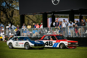 Toyota Shelby 2000 GT (1967) - Klassensieger, daneben ein Datsun 510 BRE, der einen Award erhielt - Amelia Island Concours d'Elégance 2017