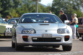 Toyota Supra - Modell ohne Heckflügel, der in der Schweiz nicht homologiert war - am 2. TCS Youngtimer und Classictreffen in Pratteln im Jahr 2016