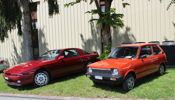 Toyota Supra und Suzuki Alto als Gegensätze - Japaner Young- und Oldtimertreffen Bleienbach 2016