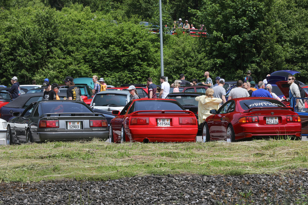 Toyota in Reih und Glied - Youngtimer Stockental 2025
