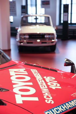 Toyota war Schweizer Rennsportmeister im Jahr 1976 - 50 Jahre Toyota Schweiz Sonderschau