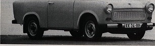 Trabant 601 595  cm*  - 26  PS (DIN) 1 Vergaser