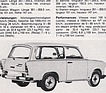 Trabant 601 595 cm' - 26 PS (DIN) 1 Vergaser (1990)