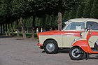 Trabant P50 (1960) - und Roller in farblich assortierter Lackierung - Classic-Gala Schwetzingen 2020