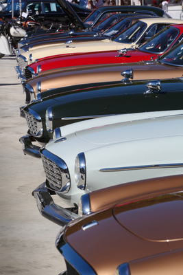 Treffen der Volvo P1800 und P1800 S - Dolder Classics August 2018