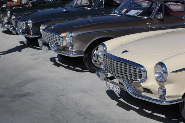 Treffen der Volvo P1800 und P1800 S - Dolder Classics August 2018