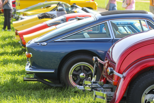 Image: Trident V8 (1968) - together with Marcos models - Fantastic Plastic and Triumph Day 2025