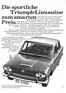 Triumph 2.5 PI (1969) - Werbung - Die sportliche Limousine zum smarten Preis