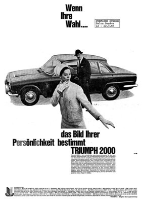 Triumph 2000 (1964) - Werbung - Wenn Ihre Wahl das Bild Ihrer Persönlichkeit bestimmt