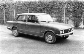 Triumph Dolomite (1972) - verschmutzt nach intensiven Fahrversuchen