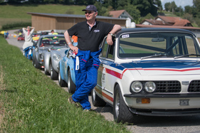 Triumph Dolomite (1976) an der Bergprüfung Altbüron 2017 - Feld 2