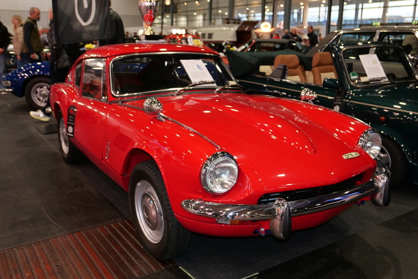 Triumph GT6 Mk 2 von 1968, "Best of Show" in der Coupé-Kategorie bei der Techno Classica Essen 2024, angeboten für 35'900 Euro – Bremen Classic Motorshow 2025